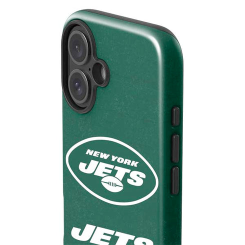 NFL New York Jets Distressed iPhone 16 Plus Impact Case