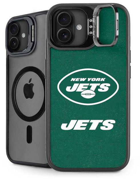 NFL New York Jets Distressed iPhone 16 Plus Kickstand Case