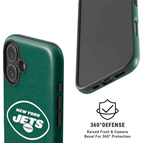 NFL New York Jets Distressed iPhone 16 Plus Magsafe Impact Case