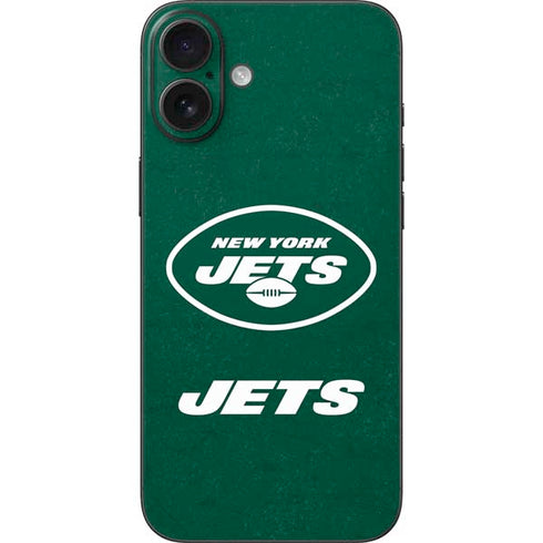 NFL New York Jets Distressed iPhone 16 Plus Skin