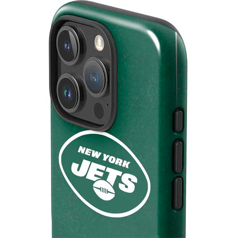 NFL New York Jets Distressed iPhone 16 Pro Impact Case