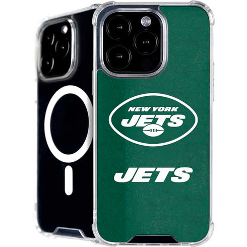 NFL New York Jets Distressed iPhone 16 Pro Max MagSafe Case