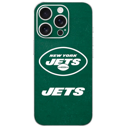 NFL New York Jets Distressed iPhone 16 Pro Skin