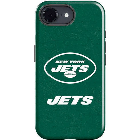 NFL New York Jets Distressed iPhone 16e Impact Case