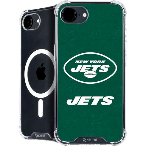 NFL New York Jets Distressed iPhone 16e MagSafe Case