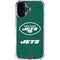 NFL New York Jets Distressed iPhone 17 Clear Case