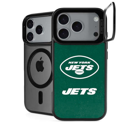 NFL New York Jets Distressed iPhone 18 Pro Kickstand Case