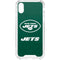 NFL New York Jets Distressed iPhone XS Clear Case