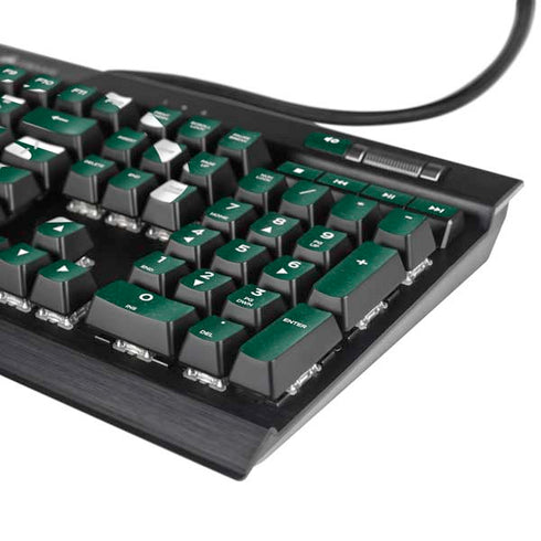 NFL New York Jets Distressed K95 RGB PLATINUM Mechanical Gaming Keyboard Skin
