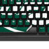 NFL New York Jets Distressed K95 RGB PLATINUM Mechanical Gaming Keyboard Skin