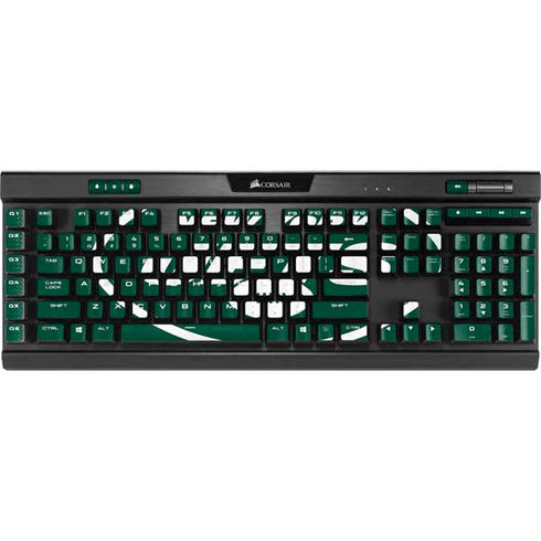 NFL New York Jets Distressed K95 RGB PLATINUM Mechanical Gaming Keyboard Skin