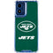 NFL New York Jets Distressed Moto G 5G (2024) Clear Case