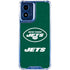 NFL New York Jets Distressed Moto G 5G (2024) Clear Case