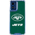 NFL New York Jets Distressed Moto G Play 4G (2024) Clear Case