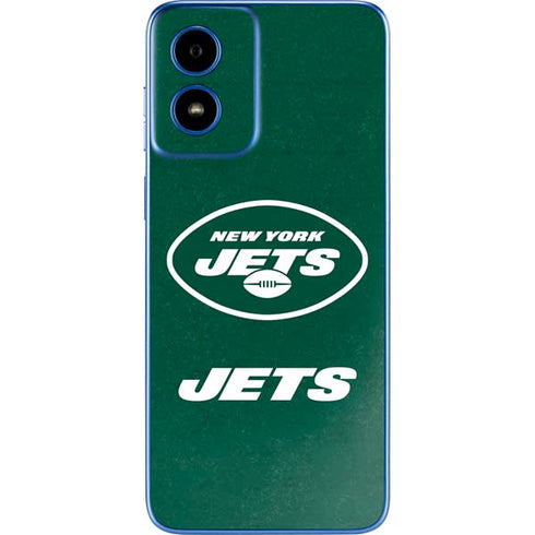 NFL New York Jets Distressed Moto G Play 4G (2024) Skin