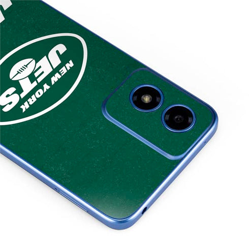 NFL New York Jets Distressed Moto G Play 4G (2024) Skin