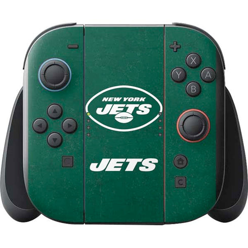 NFL New York Jets Distressed Nintendo Switch 2 (2025) with Joy-Con Skin