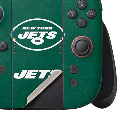 NFL New York Jets Distressed Nintendo Switch 2 (2025) Joy-Con Controller Skin