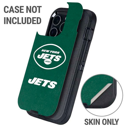 NFL New York Jets Distressed Otterbox Defender iPhone Skin