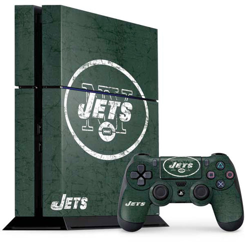 NFL New York Jets Distressed PlayStation PS4 Skins