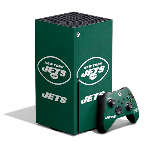 NFL New York Jets Distressed Xbox Series X Skins