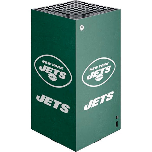 NFL New York Jets Distressed XBox Series X Digital Edition Console Skin