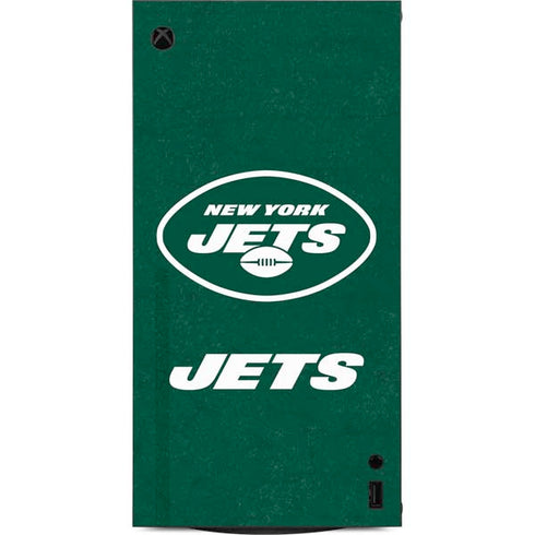 NFL New York Jets Distressed XBox Series X Digital Edition Console Skin