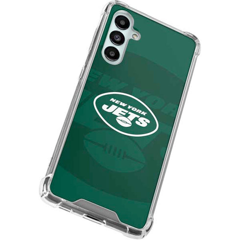NFL New York Jets Double Vision Galaxy A16 5G Clear Case