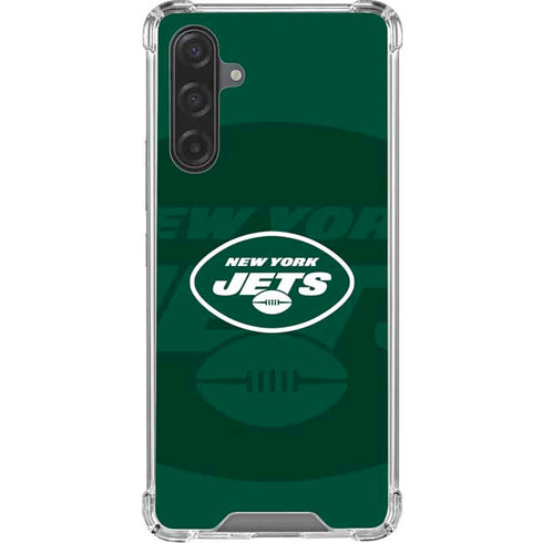 NFL New York Jets Double Vision Galaxy A17 Clear Case