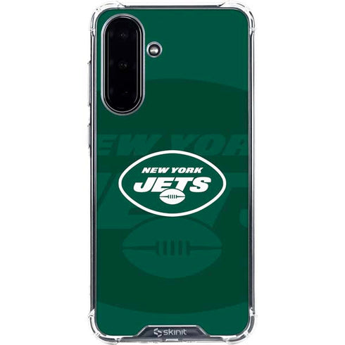 NFL New York Jets Double Vision Galaxy A36 5G Clear Case