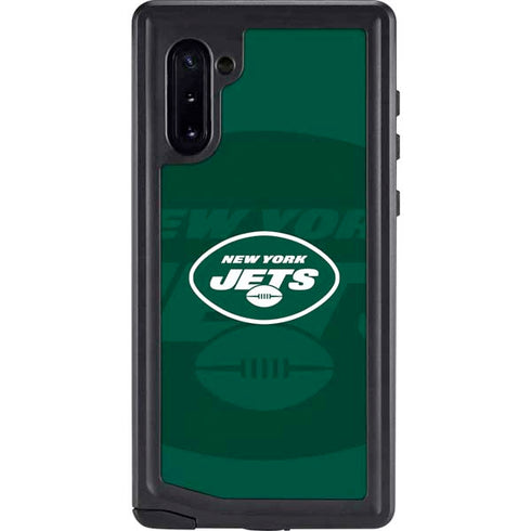 NFL New York Jets Double Vision Galaxy Note 10 Waterproof Case