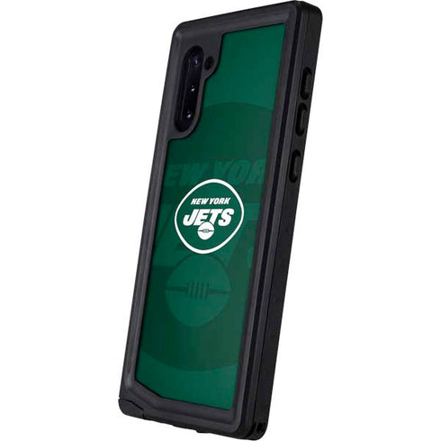 NFL New York Jets Double Vision Galaxy Note 10 Waterproof Case