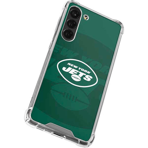 NFL New York Jets Double Vision Galaxy S24 FE Clear Case