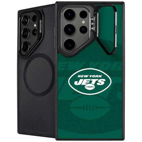 NFL New York Jets Double Vision Galaxy S25 Ultra Kickstand Case