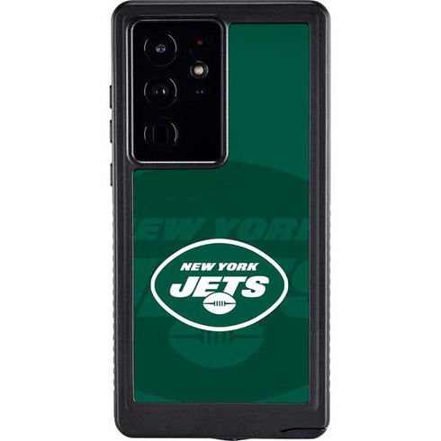 NFL New York Jets Double Vision Galaxy S24 Ultra Waterproof Case
