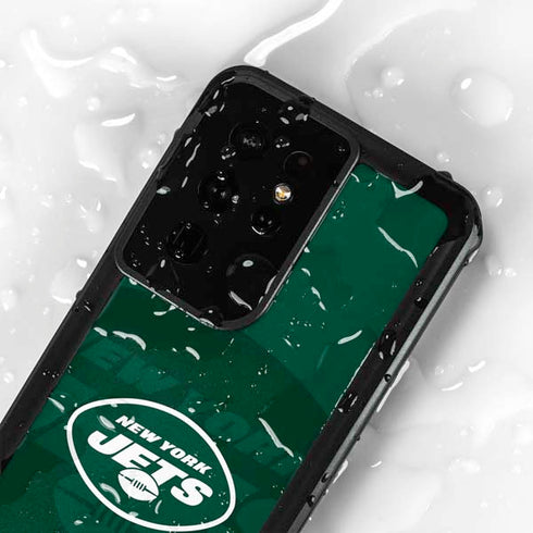 NFL New York Jets Double Vision Galaxy S24 Ultra Waterproof Case