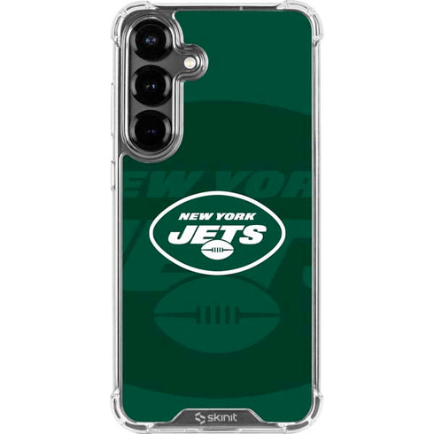 NFL New York Jets Double Vision Galaxy S26 Plus Clear Case