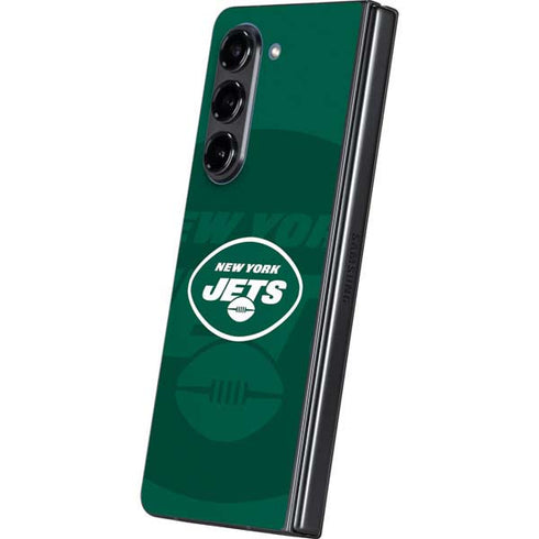 NFL New York Jets Double Vision Galaxy Z Fold5 5G Skin