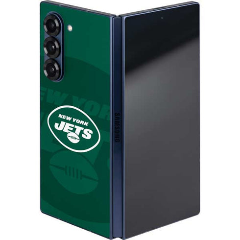 NFL New York Jets Double Vision Galaxy Z Fold6 Skin