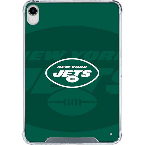 NFL New York Jets Double Vision iPad 11th Gen (2025) Clear Case