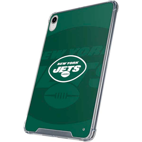 NFL New York Jets Double Vision iPad 11th Gen (2025) Clear Case