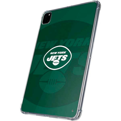 NFL New York Jets Double Vision iPad Pro 11in (2024) Clear Case