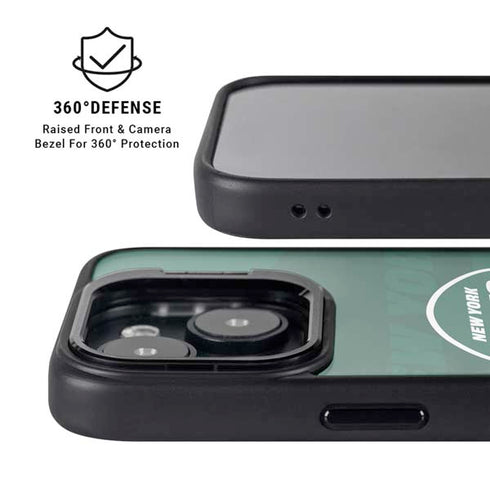 NFL New York Jets Double Vision iPhone 14 Plus Kickstand Case