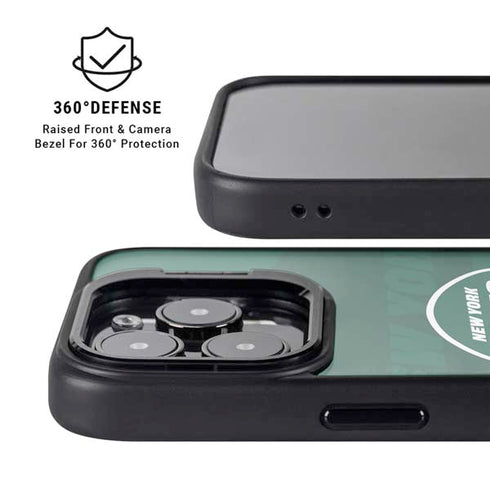 NFL New York Jets Double Vision iPhone 14 Pro Max Kickstand Case
