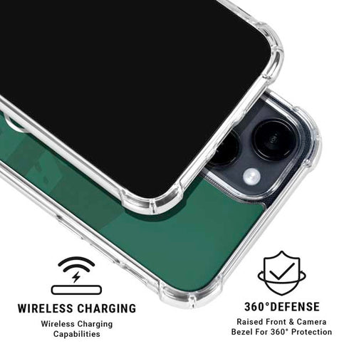 NFL New York Jets Double Vision iPhone 15 Clear Case