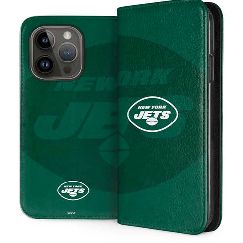 NFL New York Jets Double Vision iPhone 15 Pro Folio Case