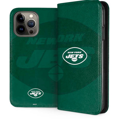 NFL New York Jets Double Vision iPhone 15 Pro Max Folio Case