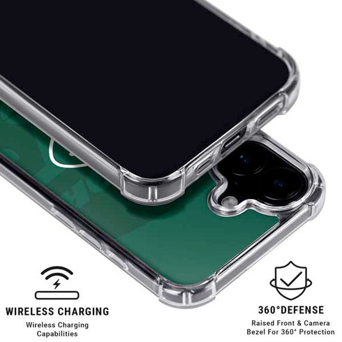 NFL New York Jets Double Vision iPhone 16 Clear Case