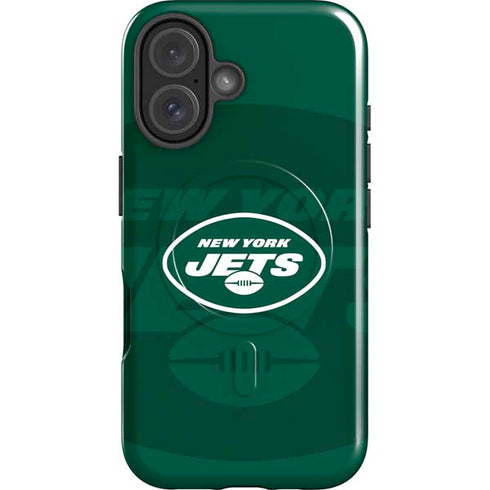 NFL New York Jets Double Vision iPhone 16 Plus Magsafe Impact Case