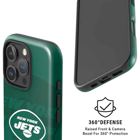 NFL New York Jets Double Vision iPhone 16 Pro Max Magsafe Impact Case